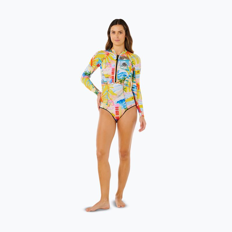 Гідрокостюм жіночий Rip Curl G-Bomb 1.5 mm Full Zip Springsuit multicolor 2