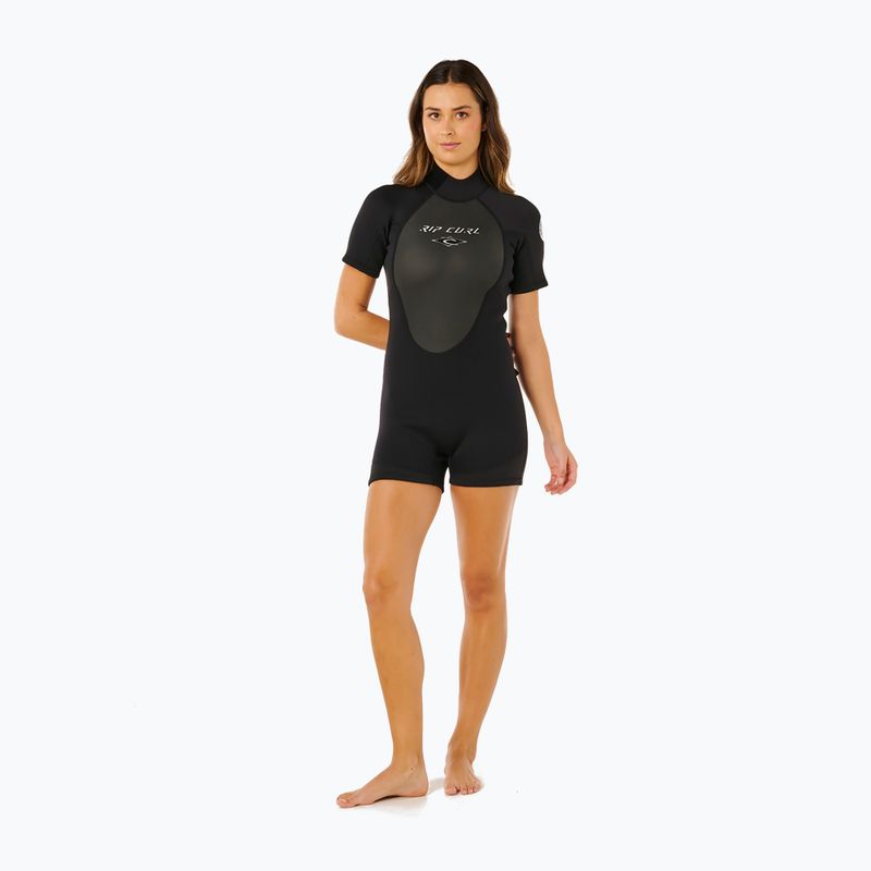 Гідрокостюм жіночий Rip Curl Omega 2/2 mm Back Zip Springsuit black 2