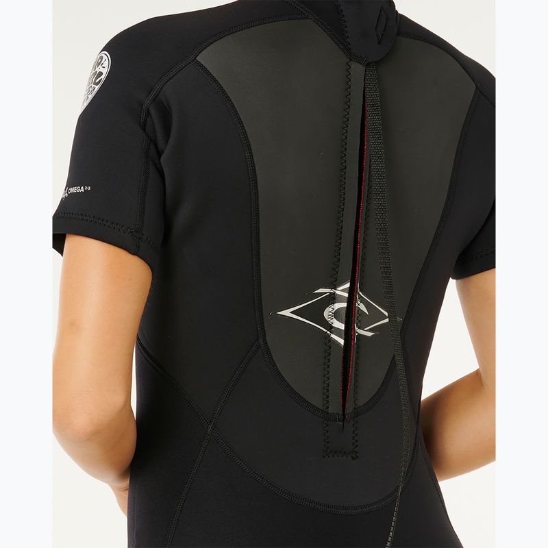 Гідрокостюм жіночий Rip Curl Omega 2/2 mm Back Zip Springsuit black 4