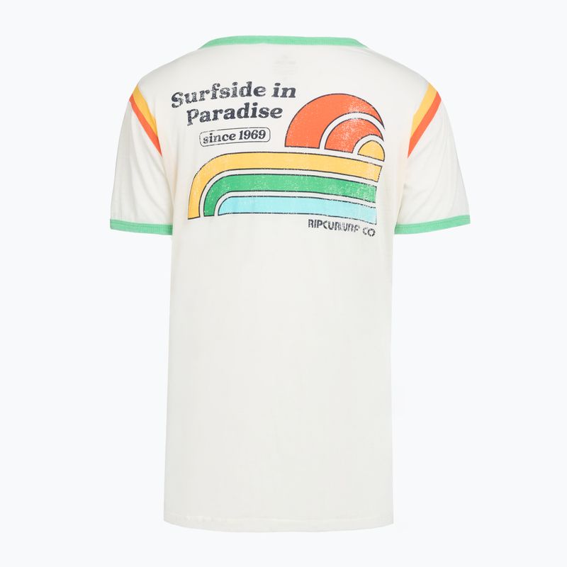 Футболка жіноча Rip Curl Surf Side Ringer bone 2
