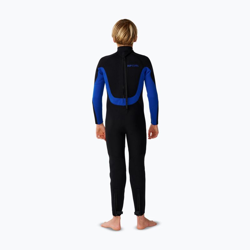 Гідрокостюм дитячий Rip Curl Trad 4/3 mm Back Zip black/blue 2