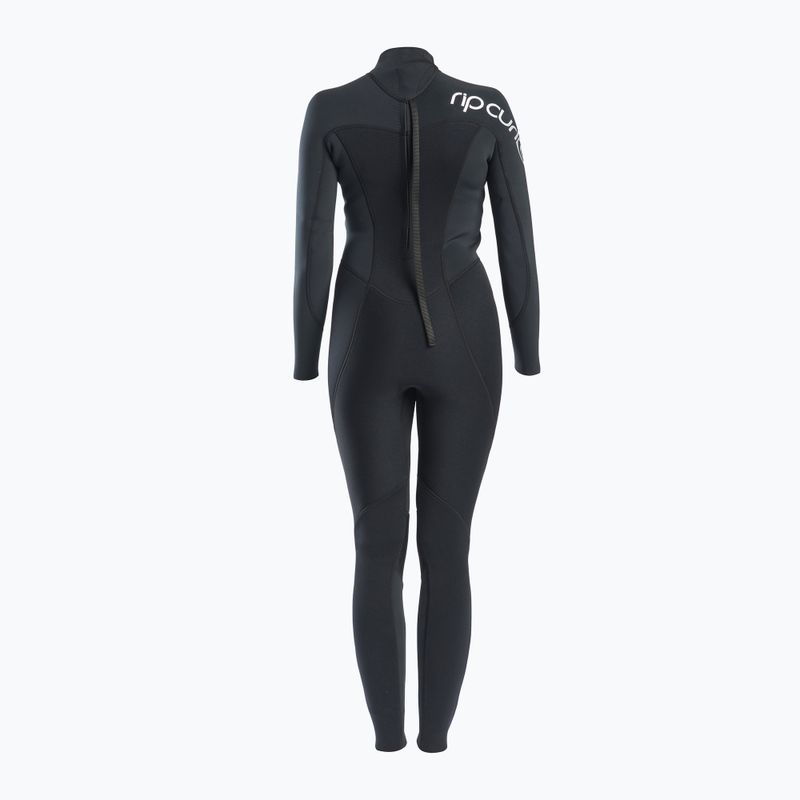 Гідрокостюм жіночий Rip Curl Omega 4/3 mm GB B/Zip black 2