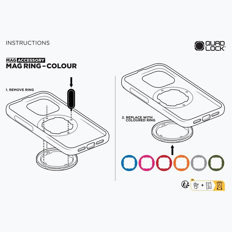 Чохол для телефону Quad Lock Original Case Samsung galaxy S22 black 2