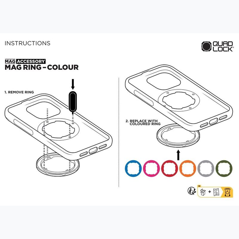 Чохол для телефону Quad Lock Mag Case Samsung Galaxy S25+ black 2