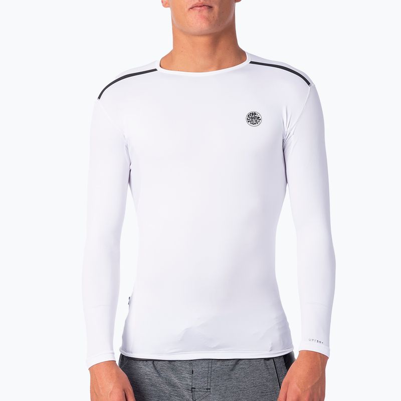 Лонгслів для плавання чоловічий Rip Curl Tech Bomb LSL UVT white