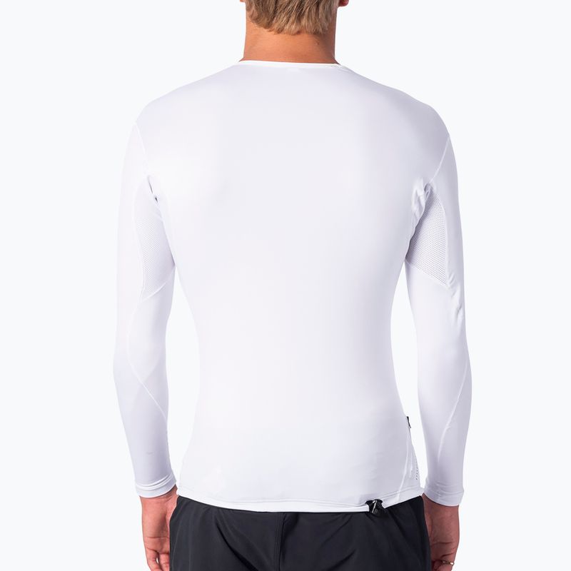 Лонгслів для плавання чоловічий Rip Curl Tech Bomb LSL UVT white 2
