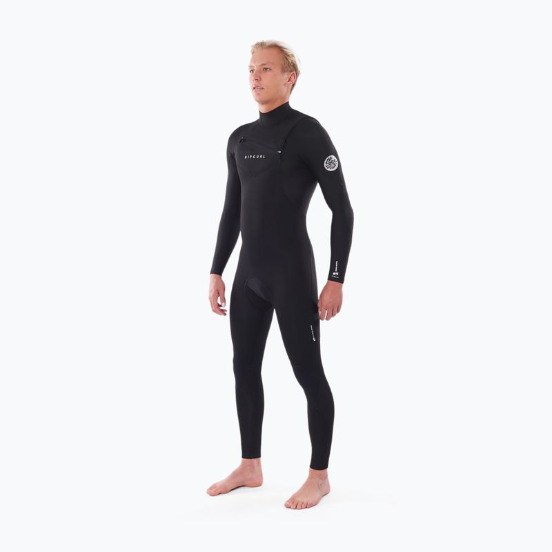 Гідрокостюм чоловічий Rip Curl Dawn Patrol Perf 4/3 mm GB C/Zip black 2
