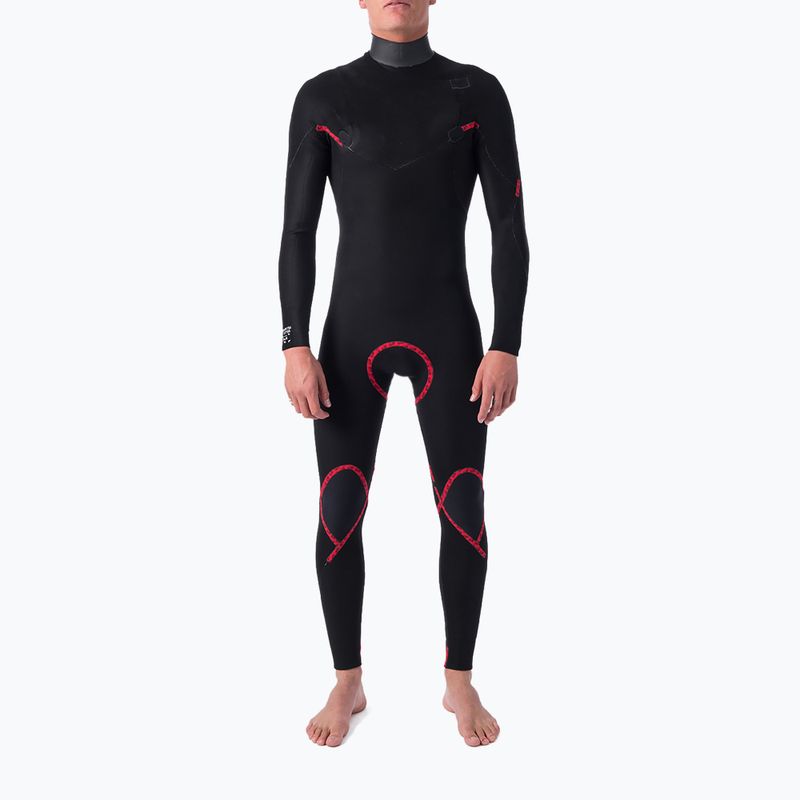 Гідрокостюм чоловічий Rip Curl Dawn Patrol Perf 4/3 mm GB C/Zip black 4