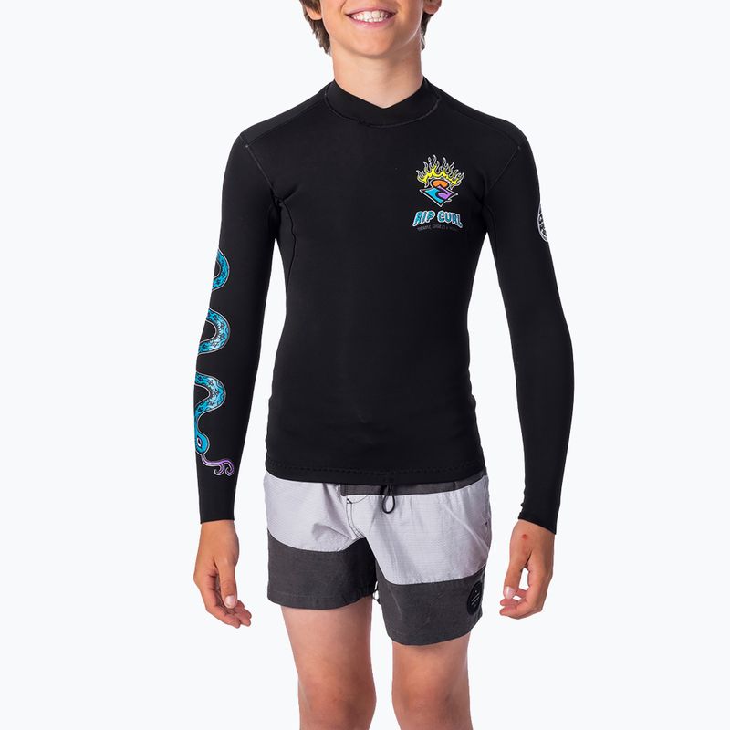 Футболка з неопрену дитяча Rip Curl Dawn Patrol L/SL Jkt black