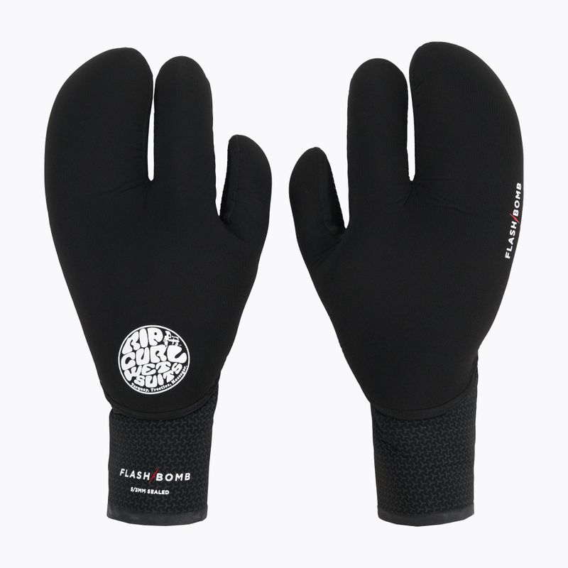 Чоловічі неопренові рукавиці Rip Curl Flashbomb 5/3 mm 3 Finger black 3