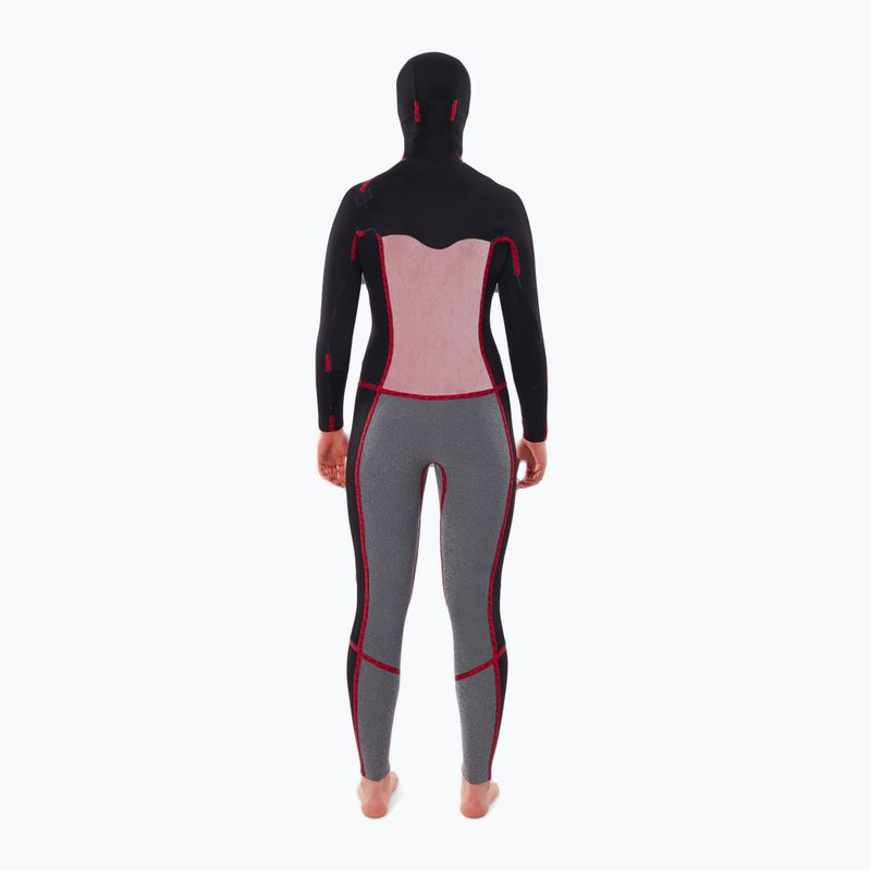 Гідрокостюм жіночий Rip Curl Dawn Patrol 5/4мм Chest Zip Hooded black 4