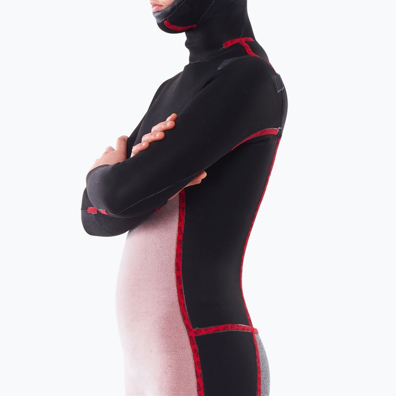 Гідрокостюм жіночий Rip Curl Dawn Patrol 5/4мм Chest Zip Hooded black 5