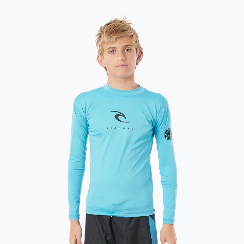 Лонгслів для плавання дитячий Rip Curl Corp LSL UV blue