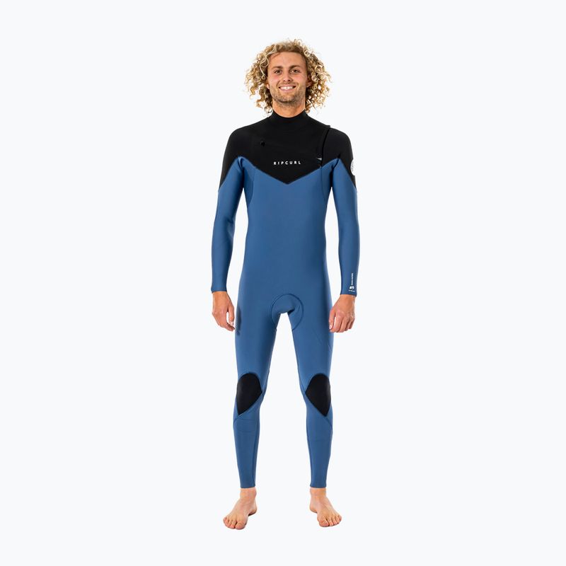 Гідрокостюм чоловічий Rip Curl Dawn Patrol 4/3 mm GB ST C/Zip blue/black 2