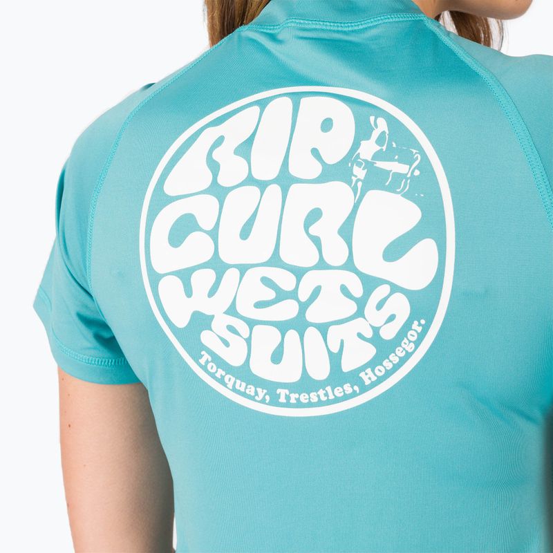 Футболка для плавання жіноча Rip Curl Icon UV aqua 5