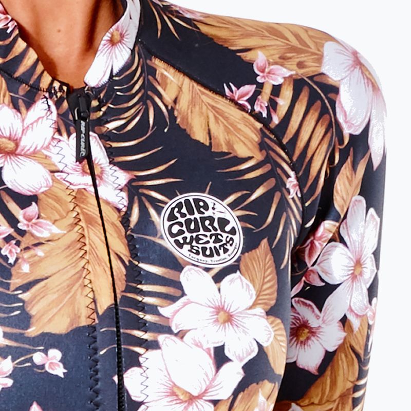 Гідрокостюм жіночий Rip Curl G Bomb 1 mm L/SL F/Zip black/gold 5