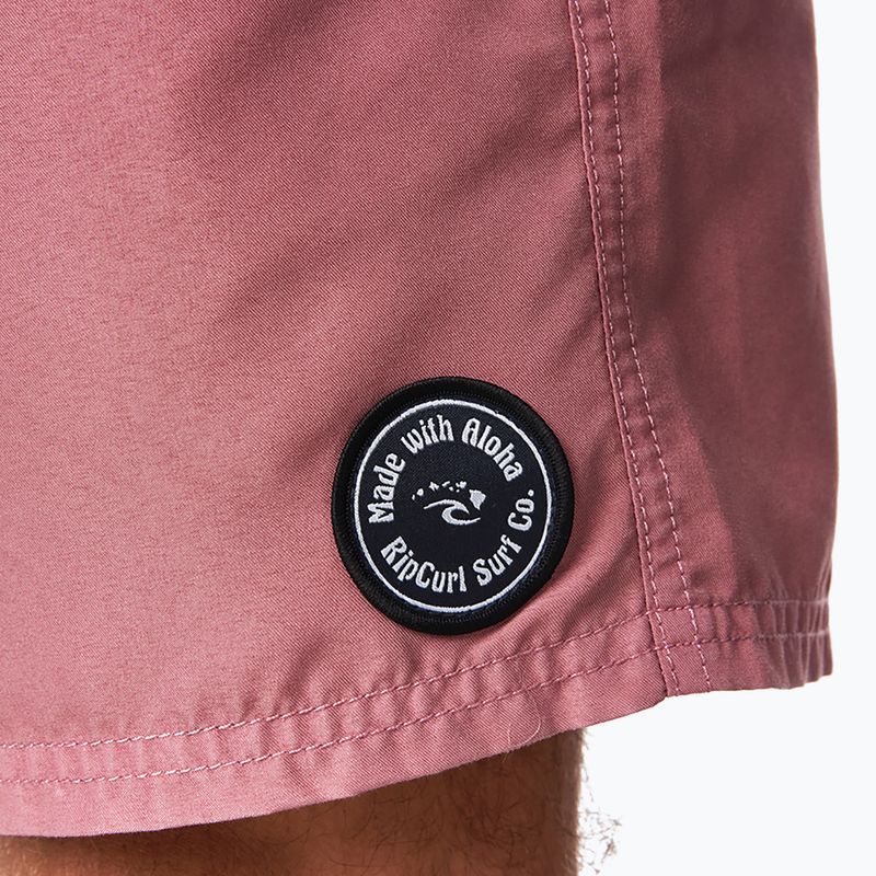 Шорти для плавання чоловічі Rip Curl Easy Living Volley maroon 5