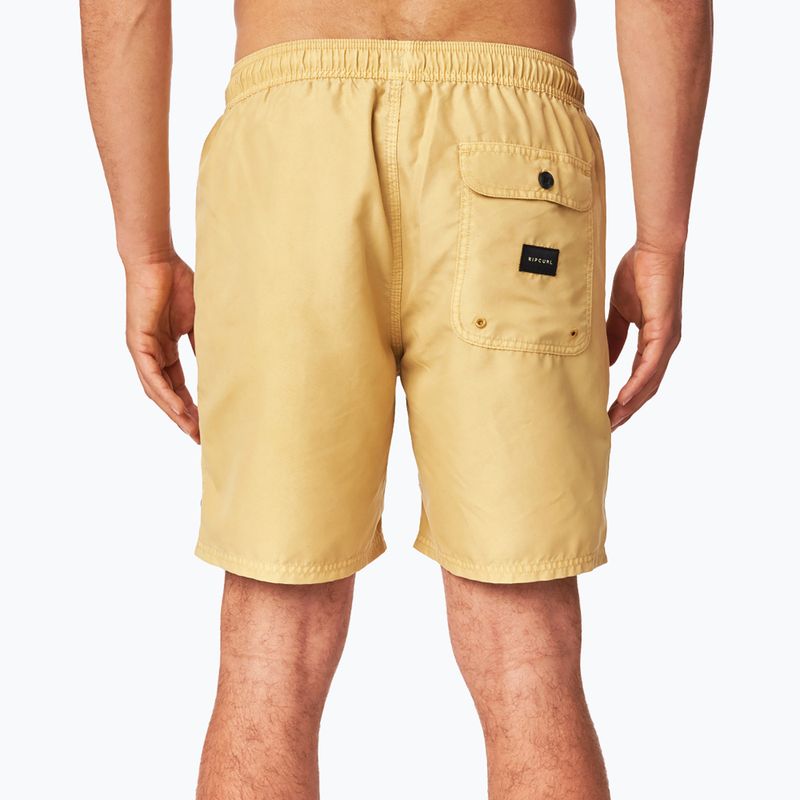 Шорти для плавання чоловічі Rip Curl Easy Living Volley vintage yellow 3