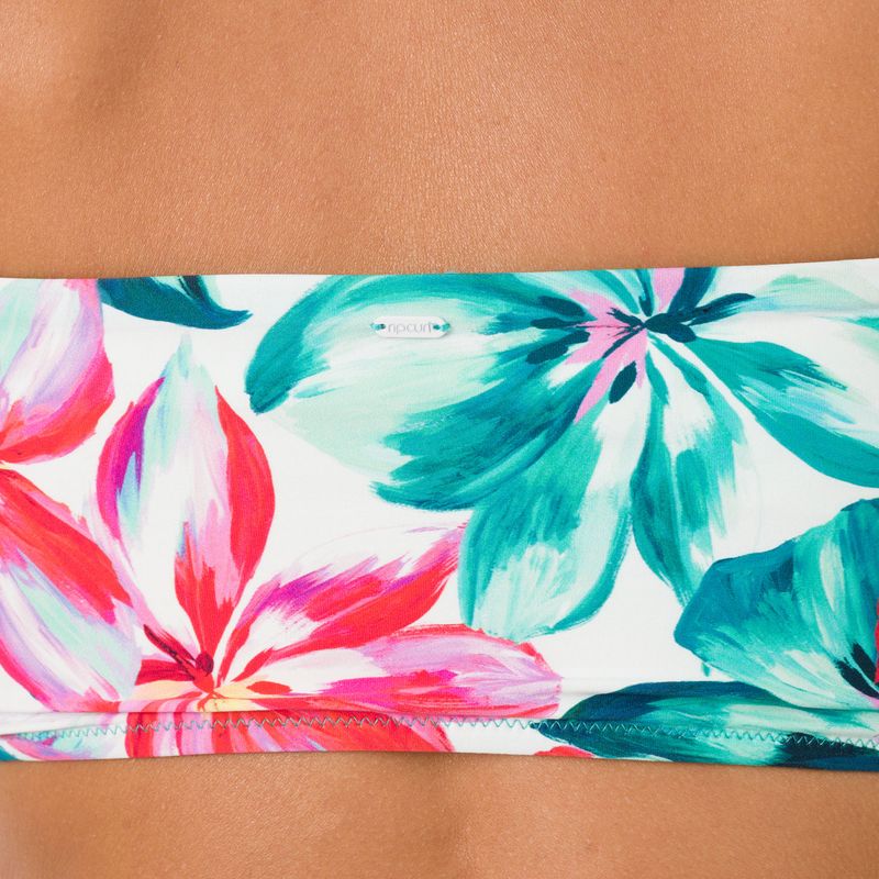 Купальник суцільний жіночий Rip Curl Bliss Bloom Geo Bandeau Revo Bikini optical white 5