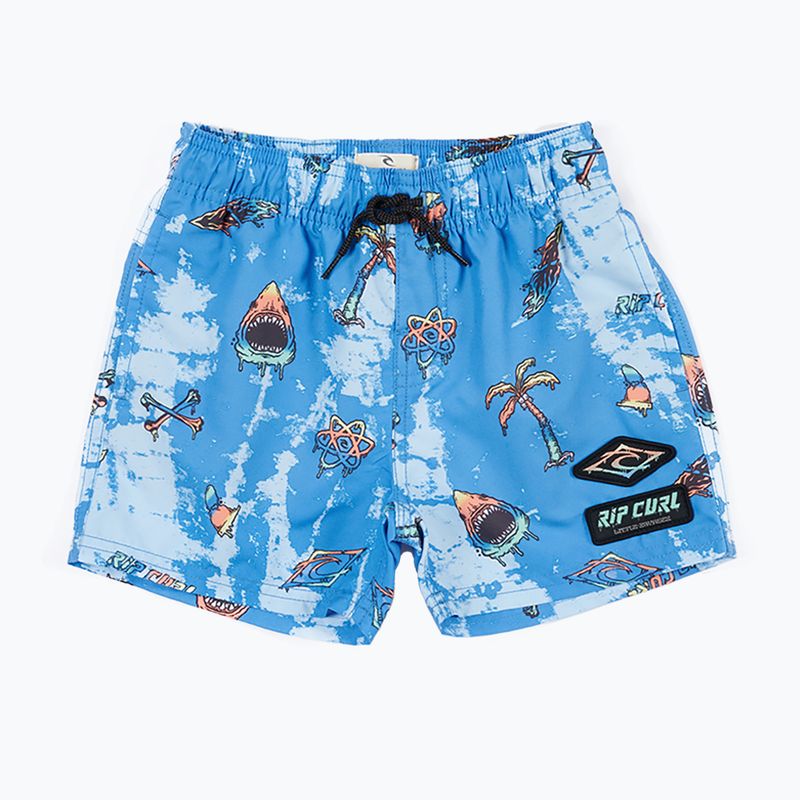 Шорти для плавання дитячі Rip Curl Little Savages Volley electric blue