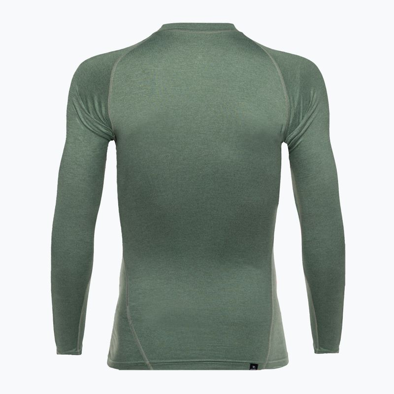 Лонгслів для плавання чоловічий Rip Curl Dawn Patrol Perf green marle 2