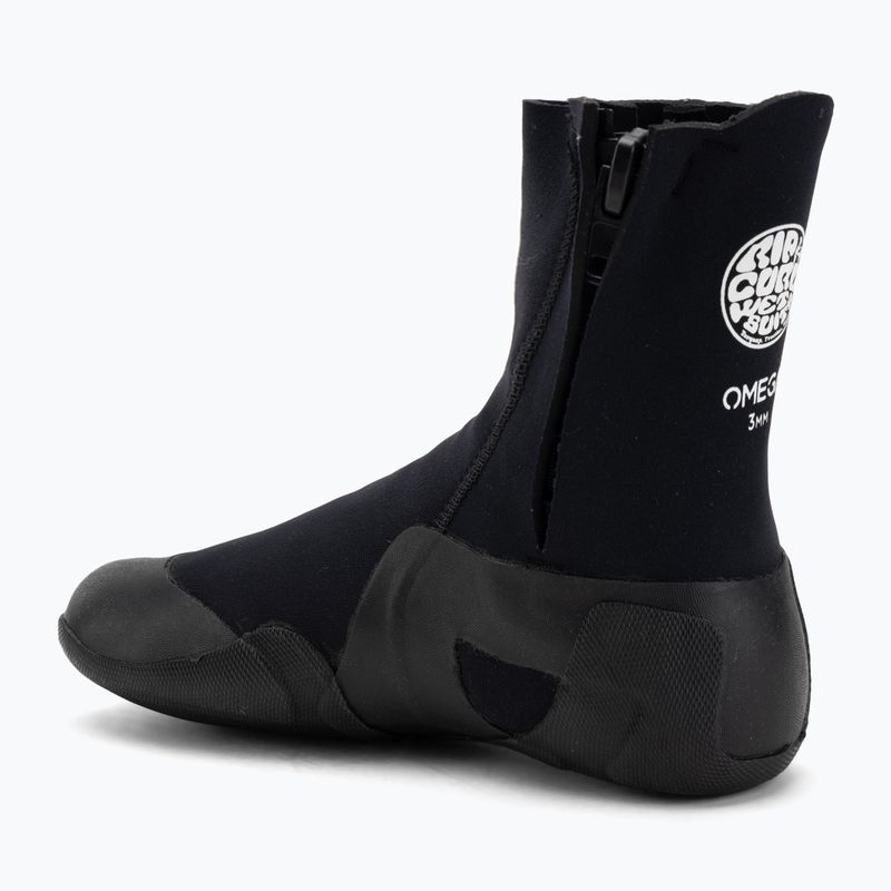 Взуття неорпенове Rip Curl Omega 3мм Round Toe With Zip black 3