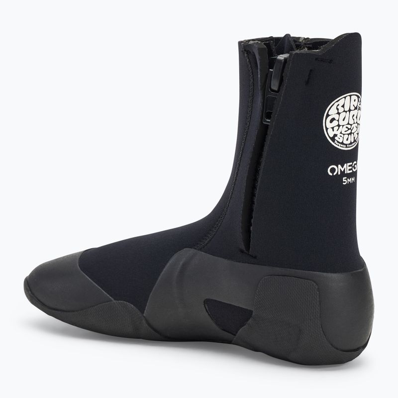 Аквашузи Rip Curl Omega 5мм Round Toe Zip black 3