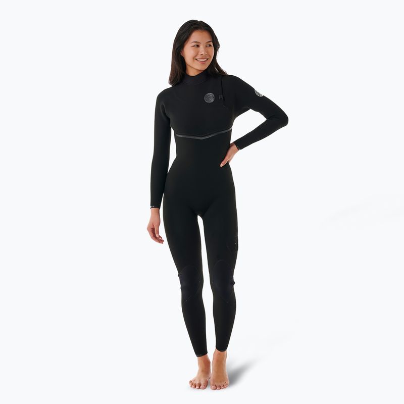 Гідрокостюм жіночий Rip Curl Ebomb 3/2 мм Zip Free black