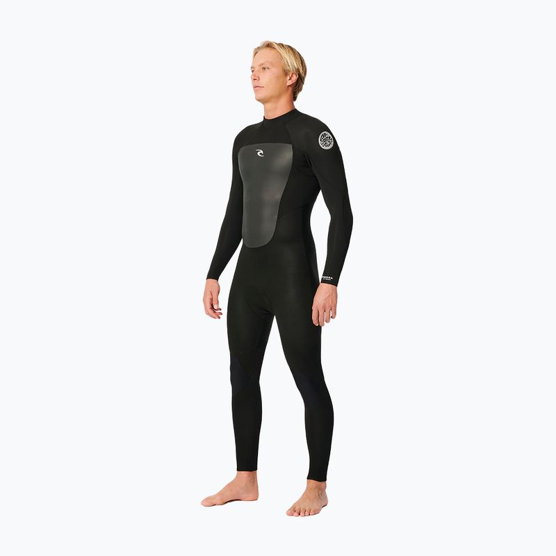 Чоловічий гідрокостюм Rip Curl Omega 4/3 mm GB BZ Steamer чорний 2