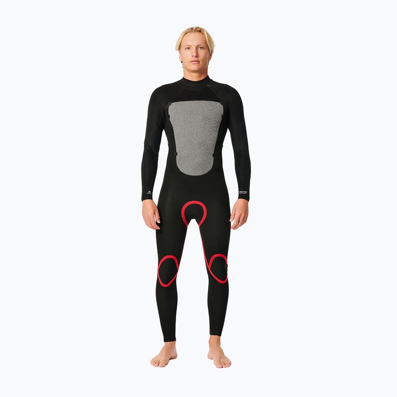 Чоловічий гідрокостюм Rip Curl Omega 4/3 mm GB BZ Steamer чорний 4