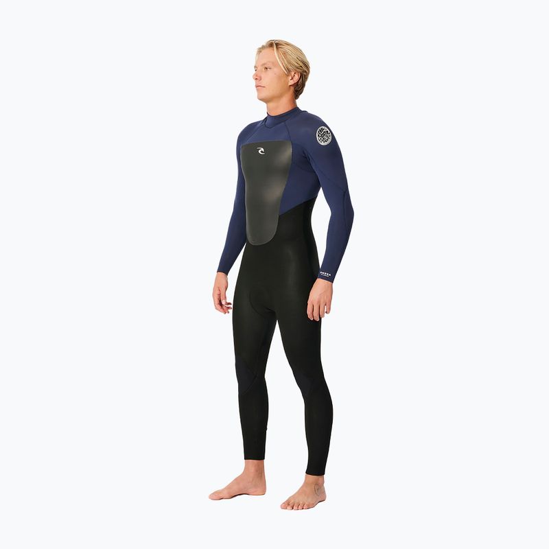 Чоловічий гідрокостюм Rip Curl Omega 4/3 мм GB BZ Steamer сланцевий 2