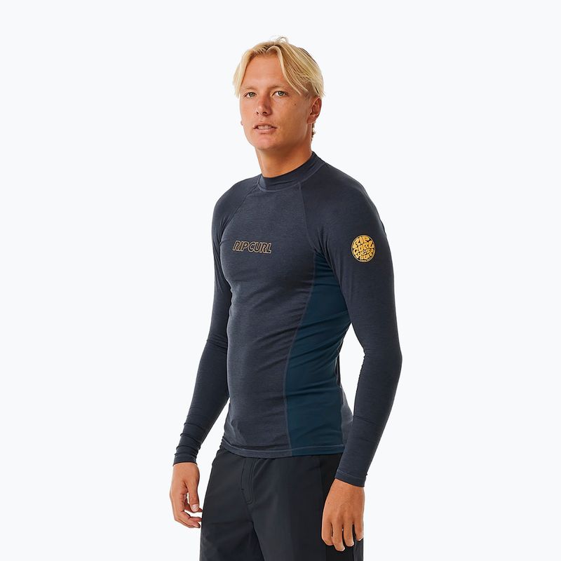 Лонгслів для плавання чоловічий Rip Curl Dawn Patrol UPF Performance navy marle 4