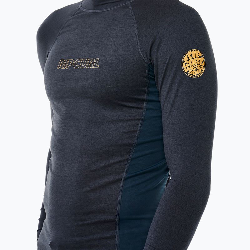 Лонгслів для плавання чоловічий Rip Curl Dawn Patrol UPF Performance navy marle 5