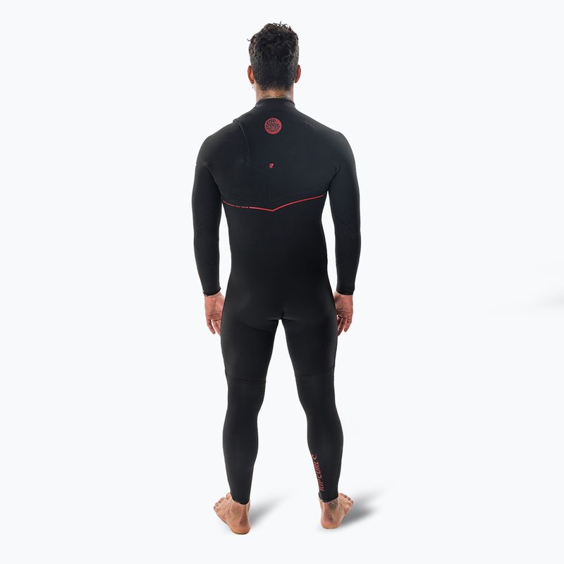 Чоловіча піна для плавання Rip Curl Flashbomb Fusion 4/3 мм Zip Free чорна 2