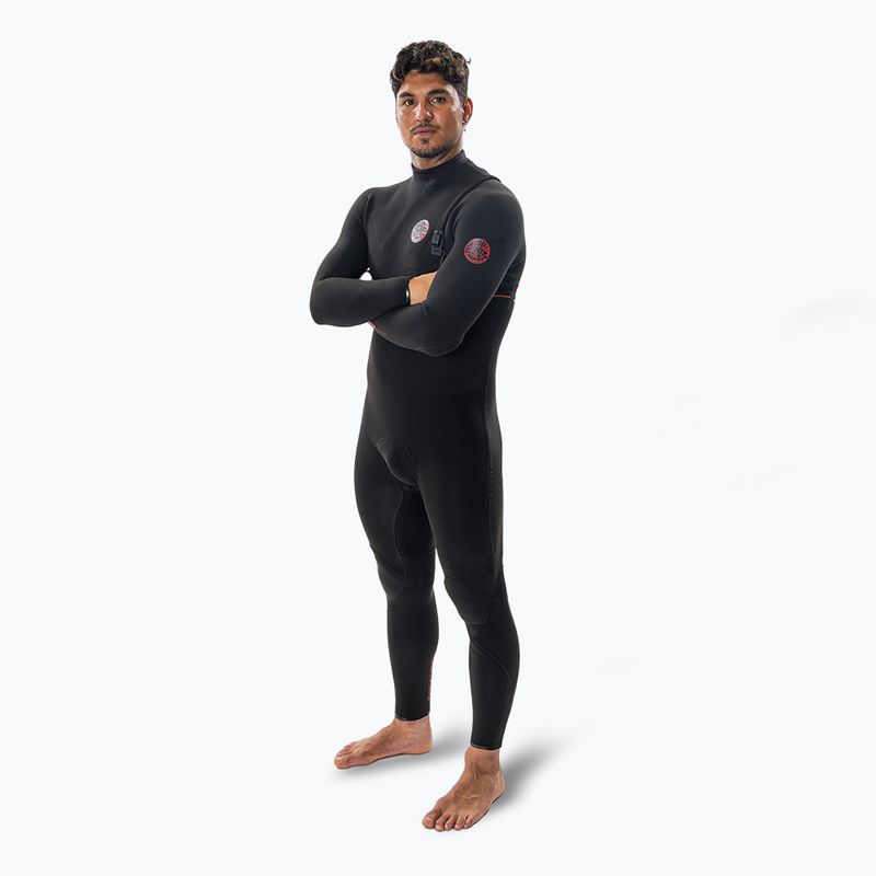 Чоловіча піна для плавання Rip Curl Flashbomb Fusion 4/3 мм Zip Free чорна 3