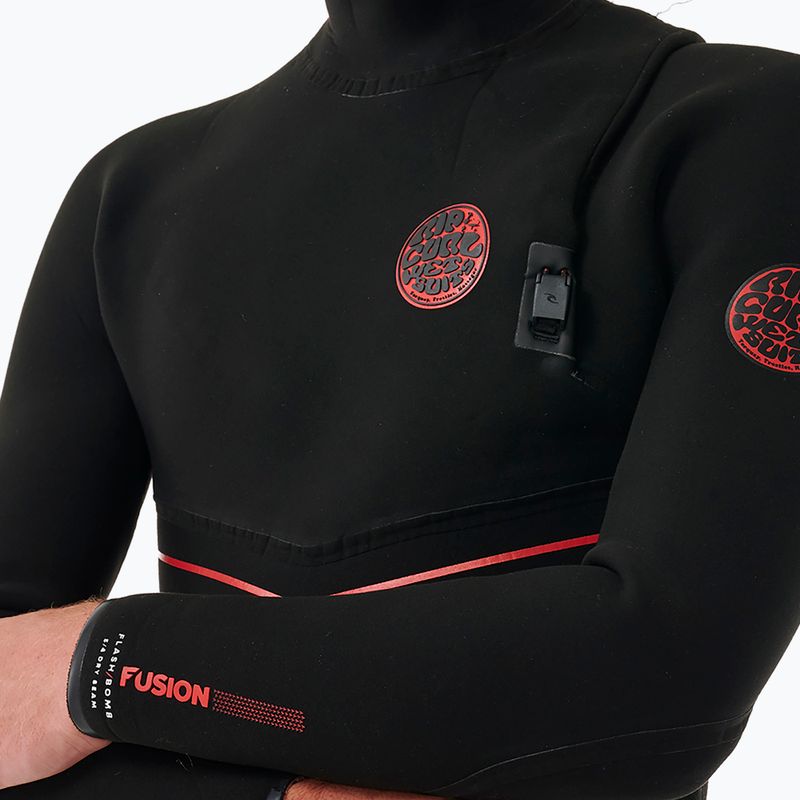 Гідрокостюм чоловічий Rip Curl Flashbomb Fusion 5/4мм Hooded Zip Free black 5