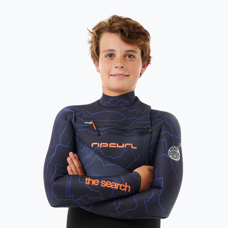 Гідрокостюм дитячий Rip Curl Flashbomb 4/3 мм Chest Zip purple night 5