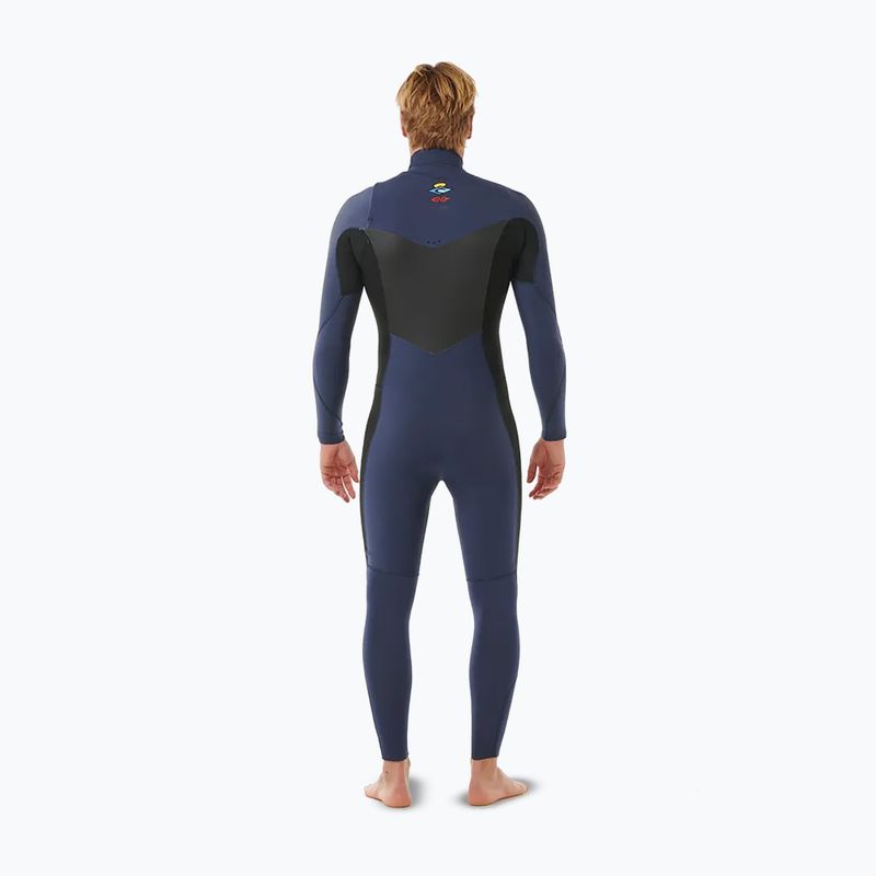 Гідрокостюм для плавання чоловіча Rip Curl Dawn Patrol 5/3мм Chest Zip dark navy 2