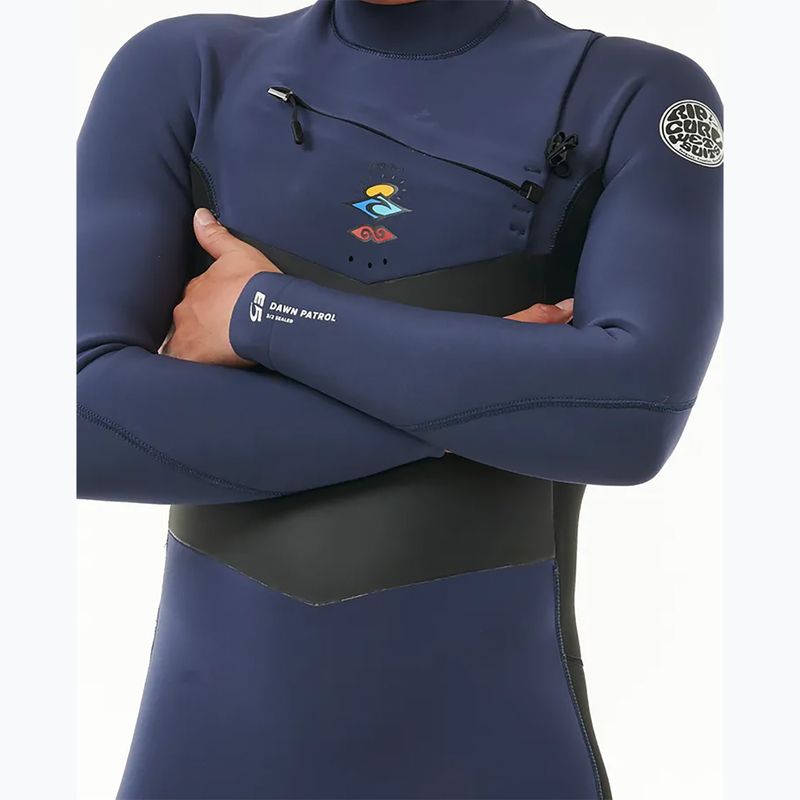 Гідрокостюм для плавання чоловіча Rip Curl Dawn Patrol 5/3мм Chest Zip dark navy 3