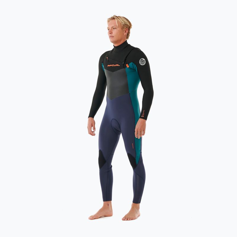 Гідрокостюм для плавання чоловічий Rip Curl Dawn Patrol 4/3мм Chest Zip purple night 3
