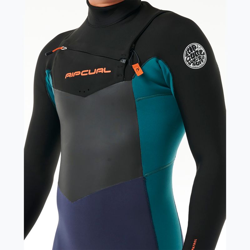 Гідрокостюм для плавання чоловічий Rip Curl Dawn Patrol 4/3мм Chest Zip purple night 5