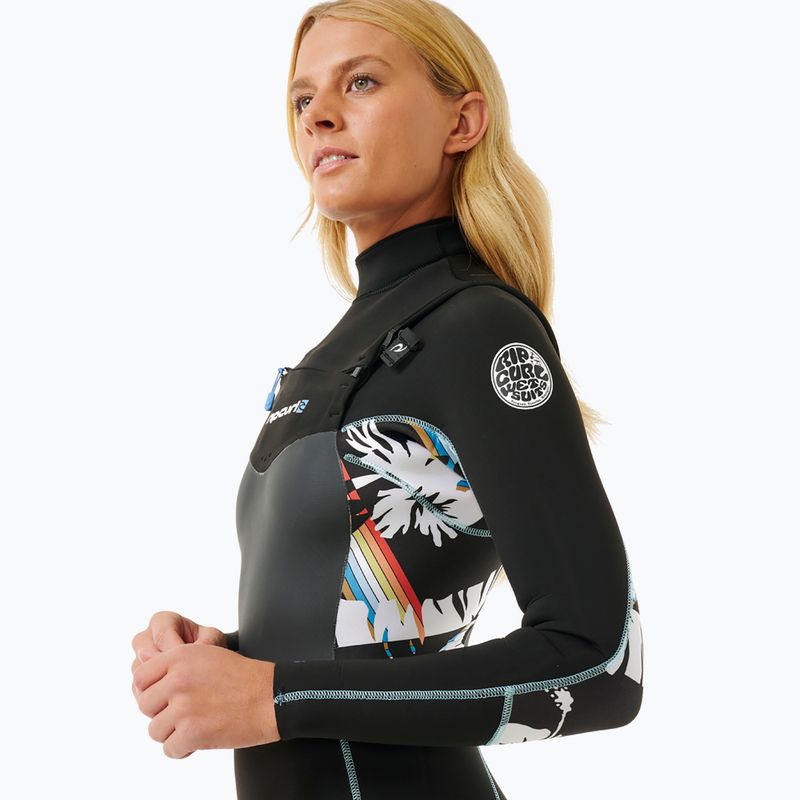 Гідрокостюм жіночий Rip Curl Dawn Patrol 3/2 мм Chest Zip black/black/multi 5