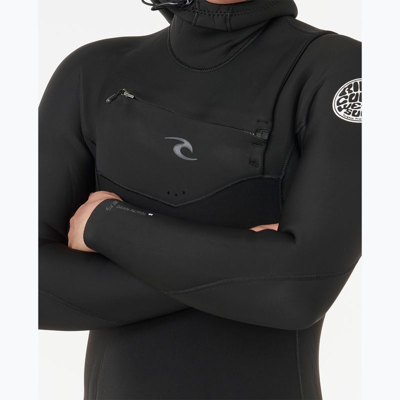 Гідрокостюм чоловічий Rip Curl Dawn Patrol Cz Hood 5/4 mm black 5
