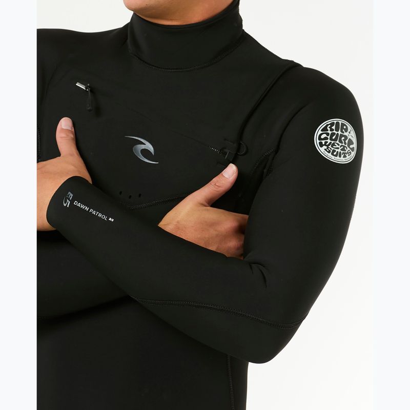 Гідрокостюм чоловічий Rip Curl Dawn Patrol 4/3 мм Chest Zip black 5