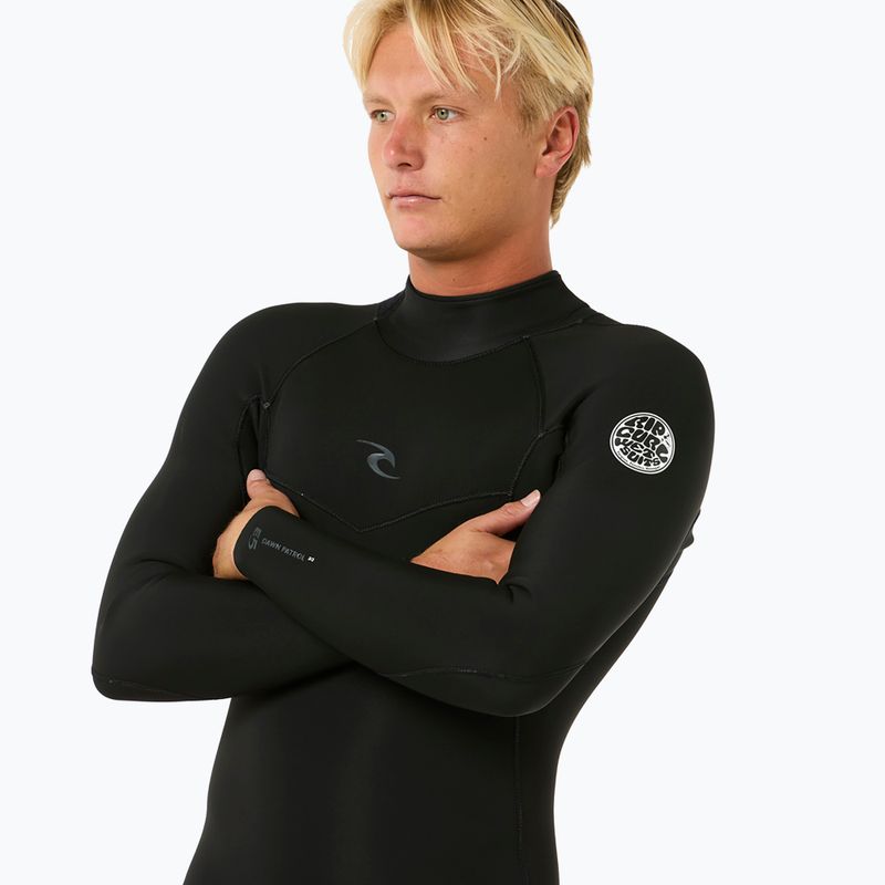 Гідрокостюм чоловічий Rip Curl Dawn Patrol 4/3mm Back Zip black 5
