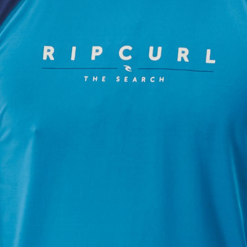 Лонгслів для плавання чоловічий Rip Curl Shockwaves blue 3