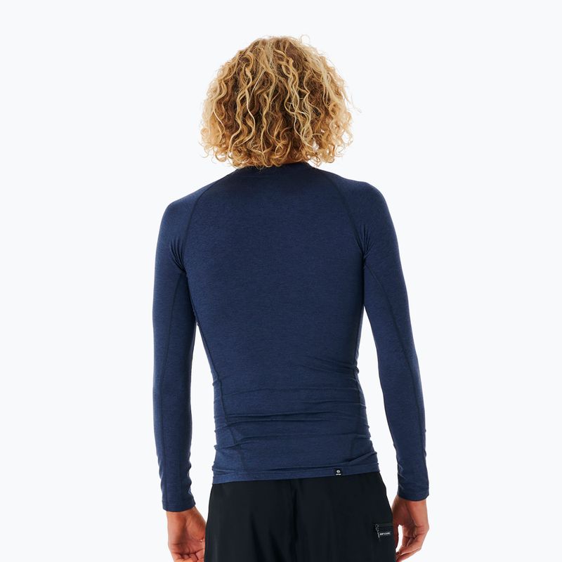 Лонгслів для плавання чоловічий Rip Curl Dawn Patrol Perf navy marle 2