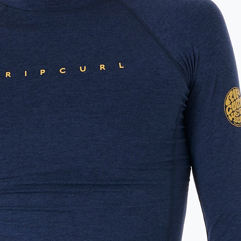 Лонгслів для плавання чоловічий Rip Curl Dawn Patrol Perf navy marle 3