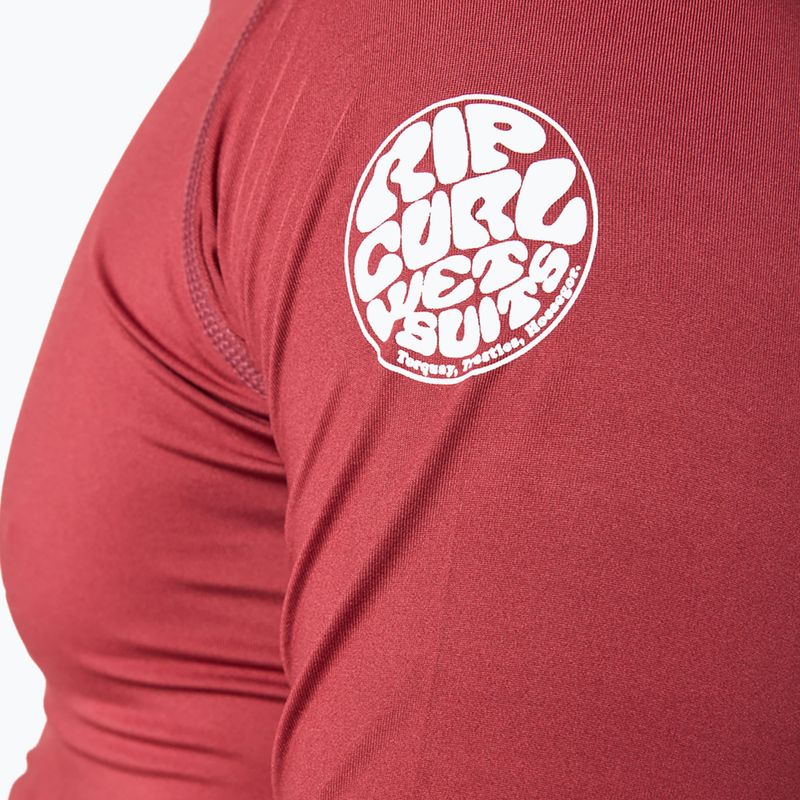 Футболка для плавання чоловіча Rip Curl Corps maroon 5