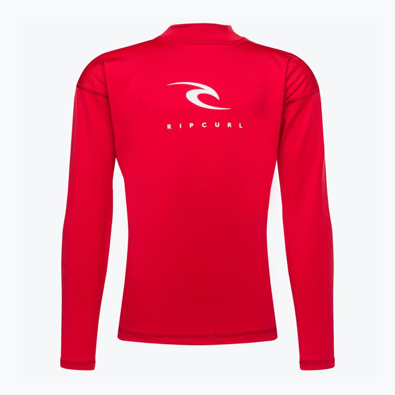 Лонгслів для плавання дитячий Rip Curl Corps Rash Vest red